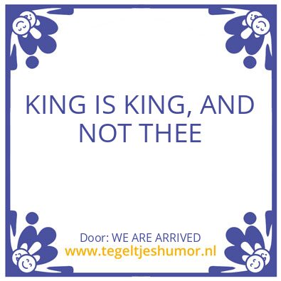 Tegeltje: AL IS WELL