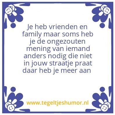 Tegeltje: Waarheid