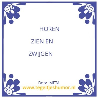 Tegeltje: SPREUK