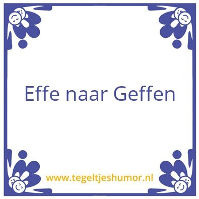 Tegeltje: Test