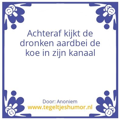 Tegeltje: Aardbei