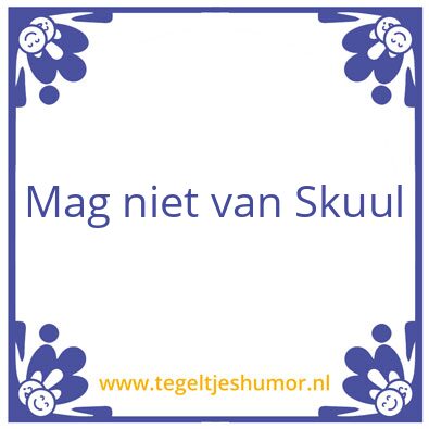 Tegeltje: Fuck