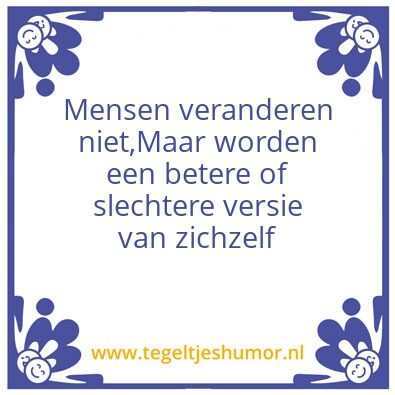 Tegeltje: Tegel