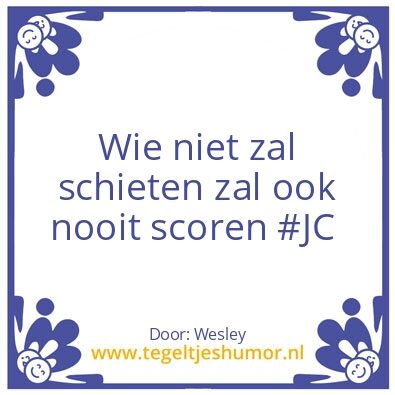 Tegeltje: Levensles