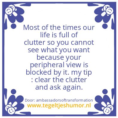 Tegeltje: my tip :