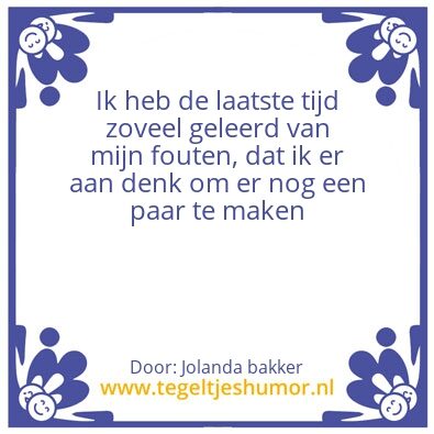 Tegeltje: Laura