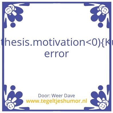 Tegeltje: Kak