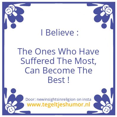 Tegeltje: Now You know