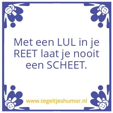 Tegeltje: neuken
