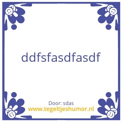 Tegeltje: spreuk