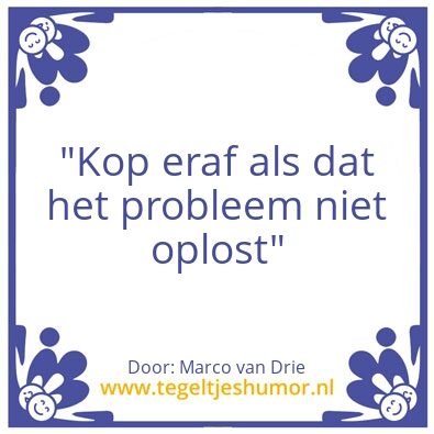 Tegeltje: Proleet