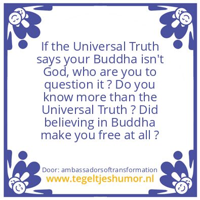 Tegeltje: Im so Spiritual