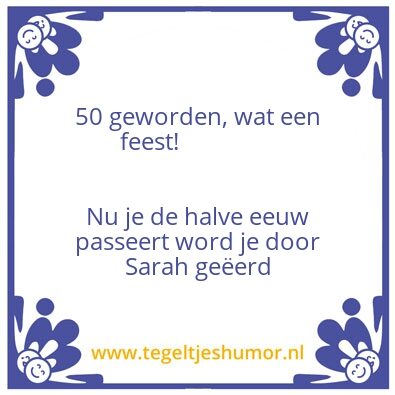 Tegeltje: Tegeltje