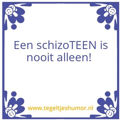 Tegeltje: Gezelligheid…