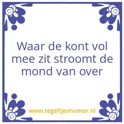 Tegeltje: Roels lijfspreuk