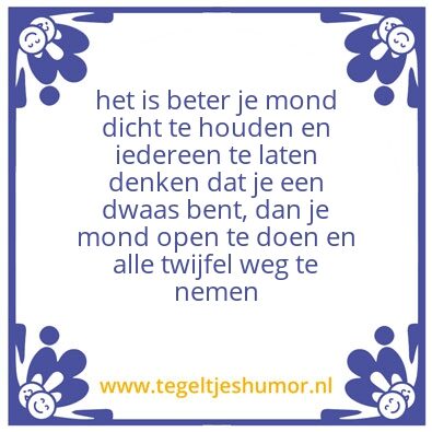 Tegeltje: Wijsheid