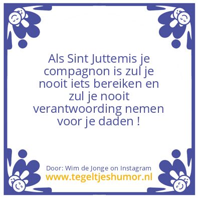 Tegeltje: Sint Juttemis