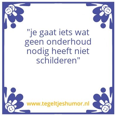 Tegeltje: henk