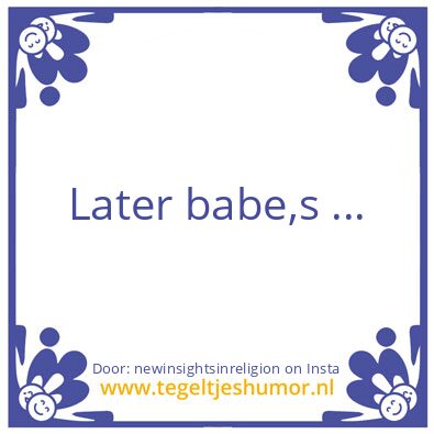 Tegeltje: Levels of Conscious