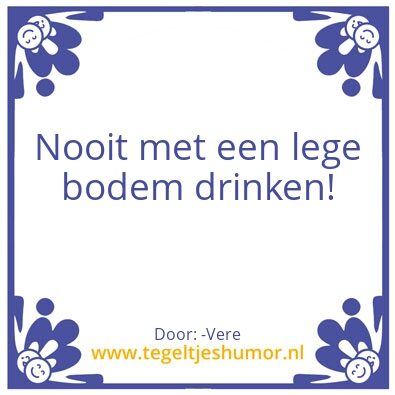 Tegeltje: .
