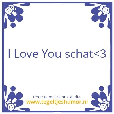 Tegeltje: Liefde