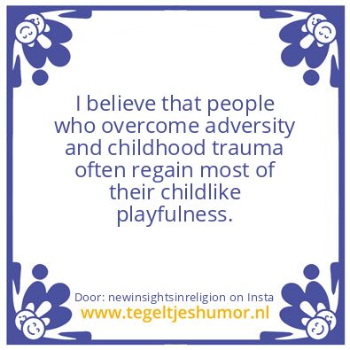 Tegeltje: I believe