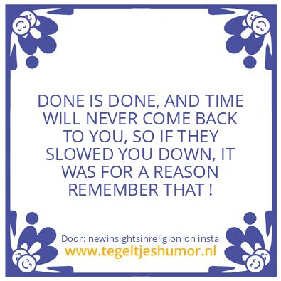 Tegeltje: To turn things around !