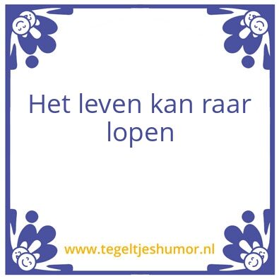 Tegeltje: Kan