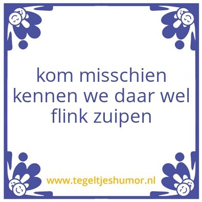 Tegeltje: willem