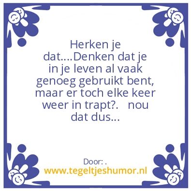 Tegeltje: Herken jij het