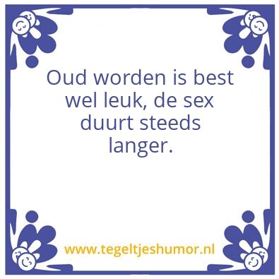 Tegeltje: Sex