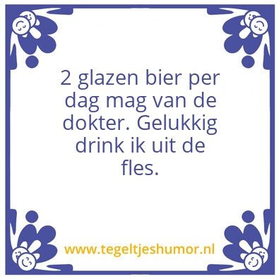 Tegeltje: glas