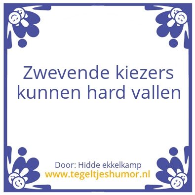 Tegeltje: Kiezen