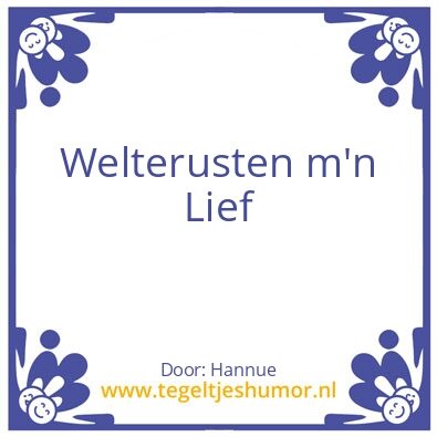 Tegeltje: tegeltje