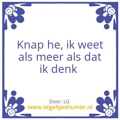 Tegeltje: LG