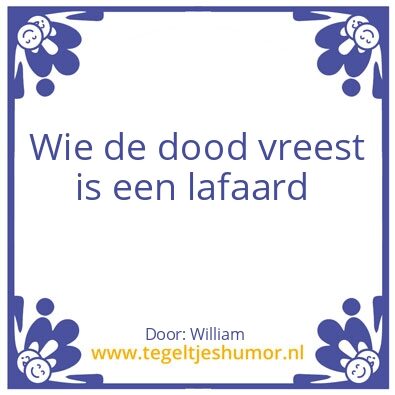 Tegeltje: Leven