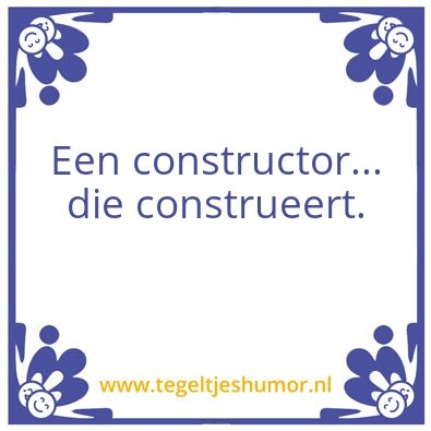 Tegeltje: trest