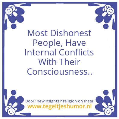 Tegeltje: The More Honest You Are,
