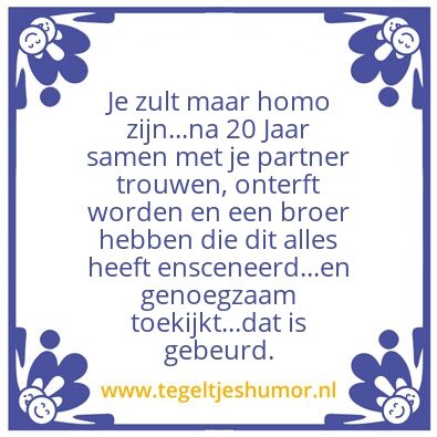 Tegeltje: De Man met de hark