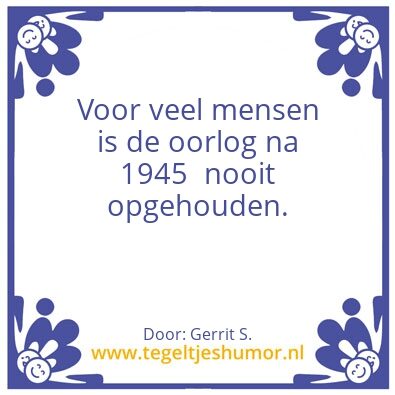 Tegeltje: Ik ben Gerrit.