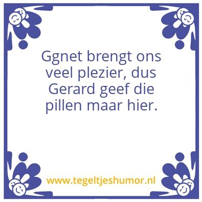 Tegeltje: Gg