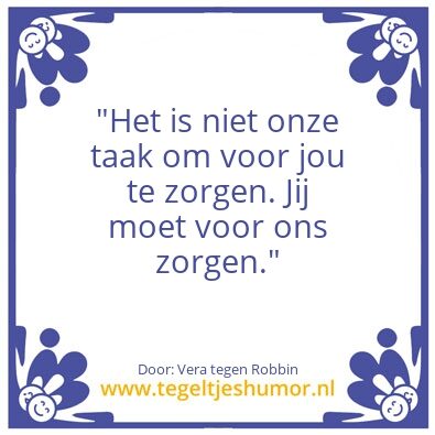 Tegeltje: Zorg