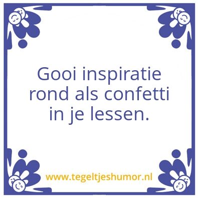 Tegeltje: Coaching
