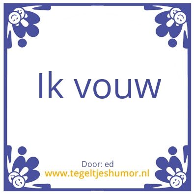 Tegeltje: spreuk