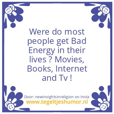 Tegeltje: Being Influenced in this way.