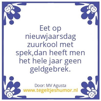 Tegeltje: Geld (tekort?)
