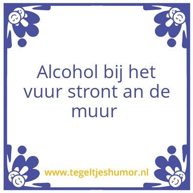 Tegeltje: Teveel