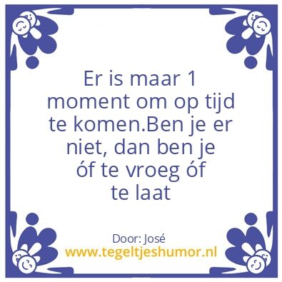 Tegeltje: Overtijd