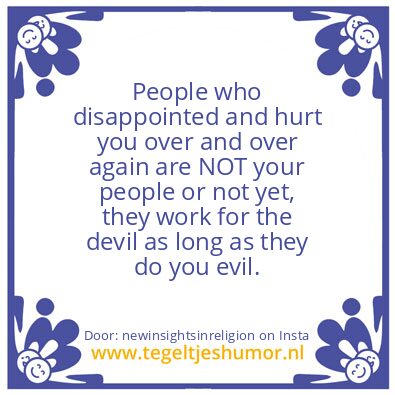 Tegeltje: pathetic people