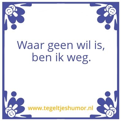 Tegeltje: Werk